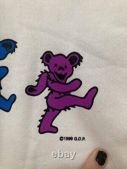 Vintage Grateful Dead Sweatshirt Men's Medium 90s Dancing Bears Band Rare New