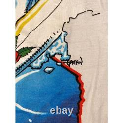 Vintage Grateful Dead T Shirt Mens Medium Surfing 1986 Rick Griffin California