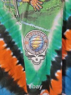 Vintage Grateful Dead Tie- Dye Dead Headers F. C Soccer XL Rare USA 100% Cotton