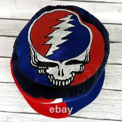 Vintage Grateful Dead Top Hat Red White Blue Skull Foam Cloth Mary Jane's Rare