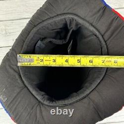 Vintage Grateful Dead Top Hat Red White Blue Skull Foam Cloth Mary Jane's Rare