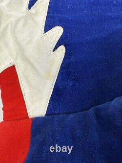 Vintage Grateful Dead Top Hat Red White Blue Skull Foam Cloth Mary Jane's Rare