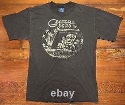 Vintage Grateful Dead Tour T-shirt Rare Band Tee Size L