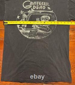 Vintage Grateful Dead Tour T-shirt Rare Band Tee Size L