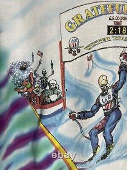 Vintage Grateful Dead US Ski Team Long Sleeve Fruity Tag Size L Very Rare