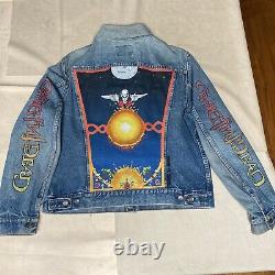 Vintage Hand Painted Levis Grateful dead Denim Jacket 90s LOT Art AMAZING Rare