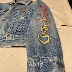 Vintage Hand Painted Levis Grateful dead Denim Jacket 90s LOT Art AMAZING Rare