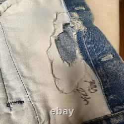 Vintage Hand Painted Levis Grateful dead Denim Jacket 90s LOT Art AMAZING Rare