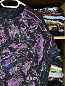 Vintage Liquid Blue 1993 Hemisphere Constellation 90s Graphic Rare Tee