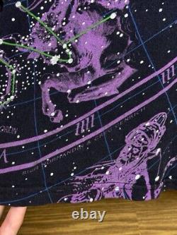 Vintage Liquid Blue 1993 Hemisphere Constellation 90s Graphic Rare Tee
