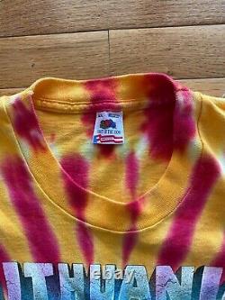 Vintage Lithuania Basketball Tee Grateful Dead Shirt Tie Dye Very RARE 1992 XXL
