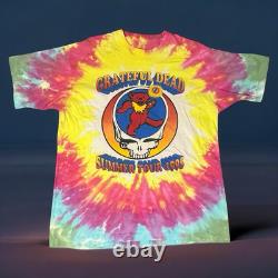 Vintage Original 1995 Grateful Dead Summer Tour TShirt Tie Dye XL Very Rare