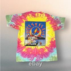 Vintage Original 1995 Grateful Dead Summer Tour TShirt Tie Dye XL Very Rare