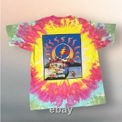 Vintage Original 1995 Grateful Dead Summer Tour TShirt Tie Dye XL Very Rare