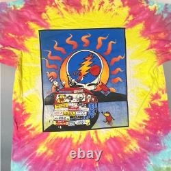 Vintage Original 1995 Grateful Dead Summer Tour TShirt Tie Dye XL Very Rare