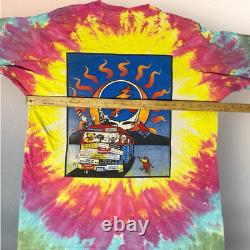 Vintage Original 1995 Grateful Dead Summer Tour TShirt Tie Dye XL Very Rare