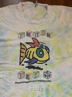 Vintage Phish T-Shirt Very Rare Phish. Net Tee L Tie Dye Tour Grateful Dead