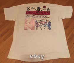 Vintage RARE Grateful Dead VINTGE 1988 Deadopoly shirt the game of dance