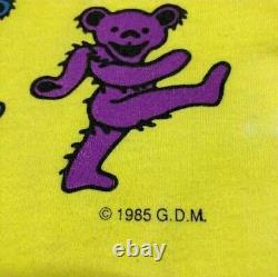 Vintage Rare 1985 Grateful Dead Dancing Bears Tie Dye Size S Single Stitch GDM