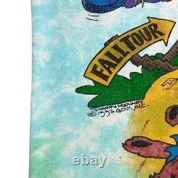 Vintage Rare 1993 Grateful Dead Tie Dye Rise and Fall Tour T-Shirt XL