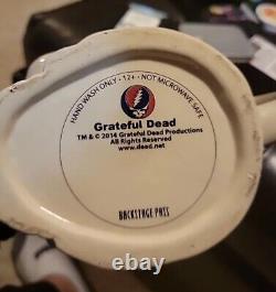 Vintage Rare Grateful Dead Head Skull With Lightning Coffee Ceramic Mug