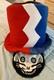 Vintage Rare Grateful Dead Stealie Mary Jane's Top Hat Red White Blue