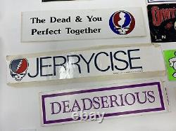 Vintage Rare Grateful Dead Sticker Bumper stickers lot Of 11