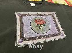 Vintage, Rare Grateful Dead Stone Roses Final Tour T-Shirt Size XL! 1995