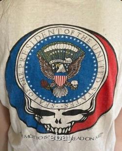 Vintage Rare Grateful Dead Vote Jerry Garcia 1988 T-Shirt