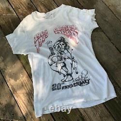 Vintage Rare Thrashed 20th Anniversary Grateful Dead T-shirt Tour