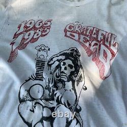 Vintage Rare Thrashed 20th Anniversary Grateful Dead T-shirt Tour