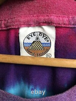 Vintage Shroomarama Tie Dye Psychedelic Hippie Shirt Eye Dye Grateful Dead Rare