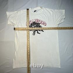 Vintage Sz L Grateful Dead Single Stitch Band T-Shirt Stanford Graphic 80s RARE