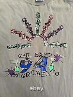 Vtg 1994 Grateful Dead Shirt RARE Cal Expo Sacramento Concert XL Single Stitch