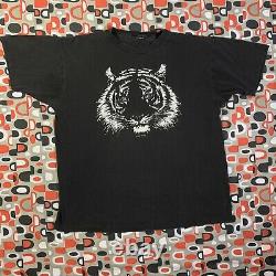 Vtg 1996 GRATEFUL DEAD Tiger With Lightning Eyes L/XL Single Stitch T-shirt RARE