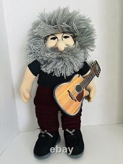 Vtg 1998 Gund Liquid Blue Jerry Garcia Plush Doll Grateful Dead W Guitar Rare