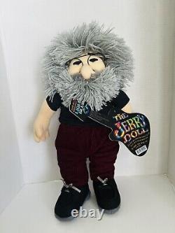 Vtg 1998 Gund Liquid Blue Jerry Garcia Plush Doll Grateful Dead W Guitar Rare