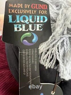 Vtg 1998 Gund Liquid Blue Jerry Garcia Plush Doll Grateful Dead W Guitar Rare