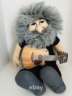 Vtg 1998 Gund Liquid Blue Jerry Garcia Plush Doll Grateful Dead W Guitar Rare
