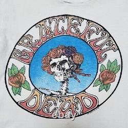 Vtg 70s GRATEFUL DEAD BERTHA Tour T-Shirt Skeleton Tee RARE