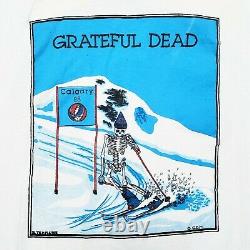 Vtg 80s GRATEFUL DEAD Calgary Spring Tour Tshirt Single Stitch Tee 1988 XL RARE