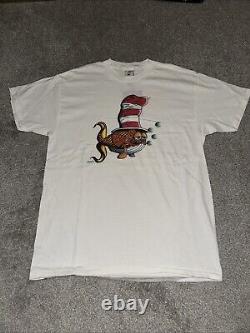 Vtg 90s 1996 Grateful Dead Dr Seuss Drug Fish TShirt Sz L The Mountain