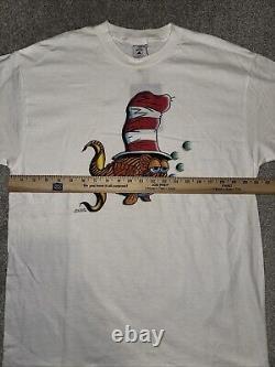 Vtg 90s 1996 Grateful Dead Dr Seuss Drug Fish TShirt Sz L The Mountain