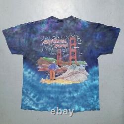 Vtg 90s GRATEFUL DEAD Tie Dye Lighthouse Sailor Moon 1994 Tour Tshirt Sz XL RARE