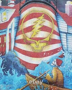 Vtg 90s GRATEFUL DEAD Tie Dye Lighthouse Sailor Moon 1994 Tour Tshirt Sz XL RARE