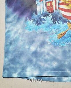 Vtg 90s GRATEFUL DEAD Tie Dye Lighthouse Sailor Moon 1994 Tour Tshirt Sz XL RARE