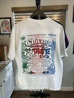 Vtg 90s Grateful Dead Shirt Weed Single Stitch Rare Size XL CRAZY Pearl Jam