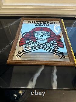 Vtg Grateful Dead-asbury Park Nj Boardwalk-carnival Fair Prize-glass/wood Rare
