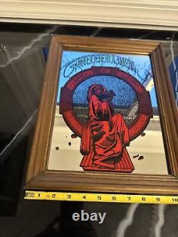 Vtg Grateful Dead-Asbury Park NJ Boardwalk-Carnival Fair Prize-Glass/Wood RARE