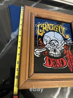 Vtg Grateful Dead-Asbury Park NJ Boardwalk-Carnival Fair Prize-Glass/Wood RARE